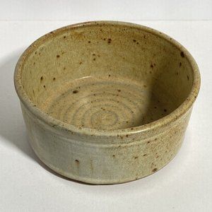 Brophy Handmade Studio Pottery Ash Glazed Artist Signed Stoneware Pot 6.2x2.7in